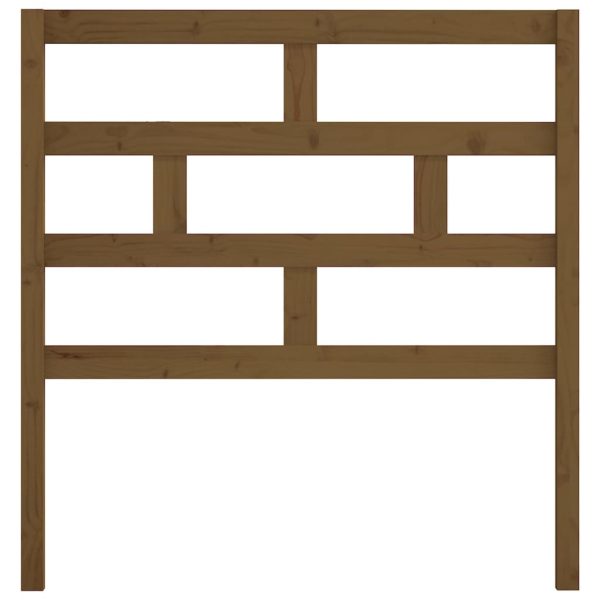 Testiera Per Letto Ambra 96x4x100 Cm In Legno Massello Di Pino - Image 4