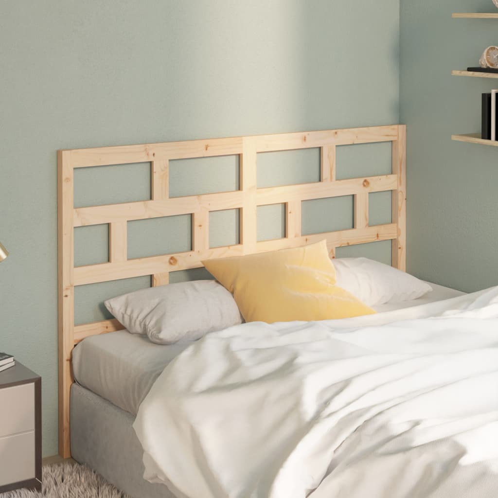 Testiera Per Letto 146x4x100 Cm In Legno Massello Di Pino