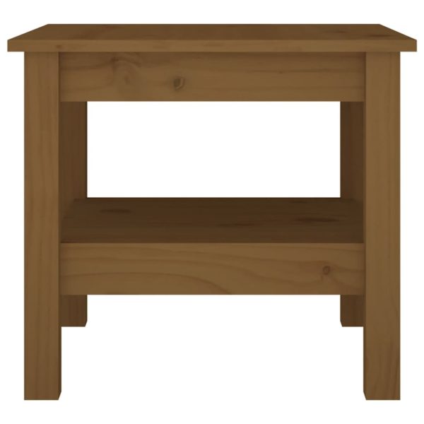 Tavolino Da Salotto Ambra 45x45x40 Cm Legno Massello Di Pino - Image 3