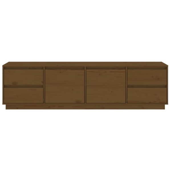 Mobile Porta Tv Ambra 176x37x47,5 Cm In Legno Massello Di Pino - Image 6