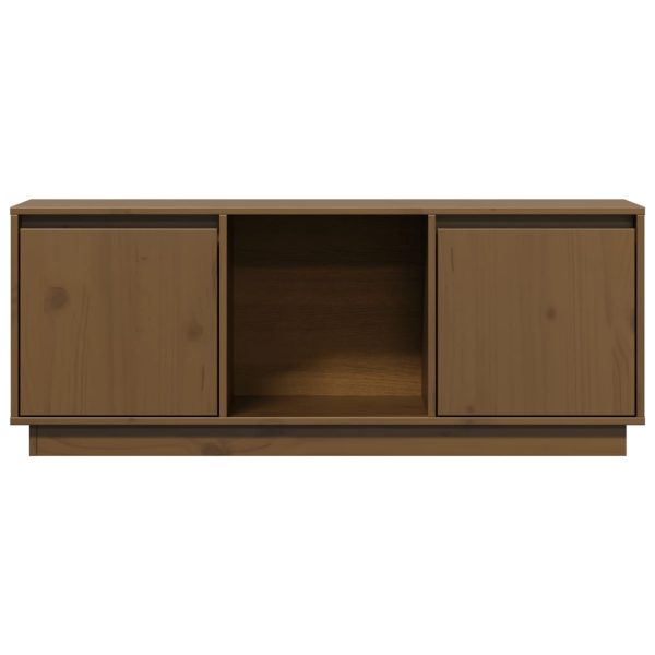 Mobile Porta Tv Ambra 110,5x35x44 Cm In Legno Massello Di Pino - Image 5