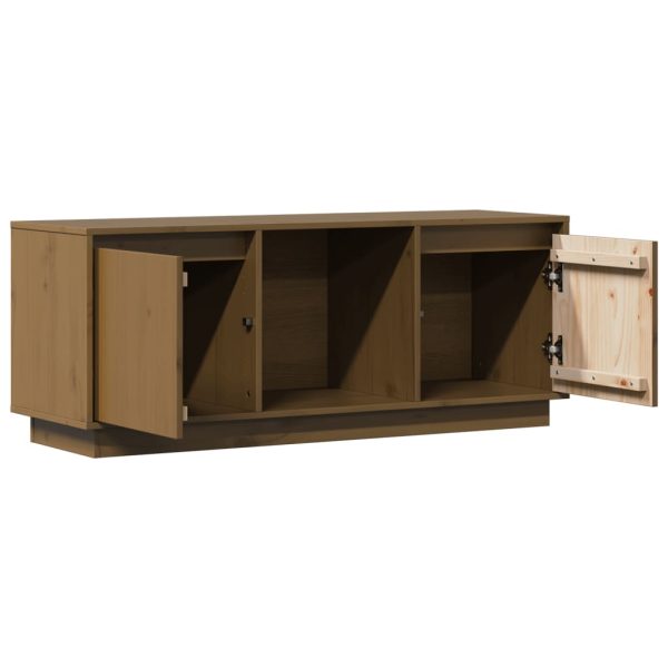 Mobile Porta Tv Ambra 110,5x35x44 Cm In Legno Massello Di Pino - Image 6
