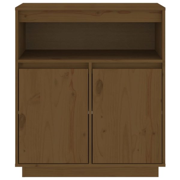 Credenza Ambra 70x34x80 Cm In Legno Massello Di Pino - Image 6