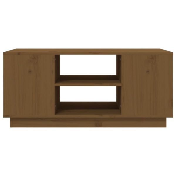 Tavolino Da Salotto Ambra 90x49x40,5 Cm Legno Massello Di Pino - Image 5