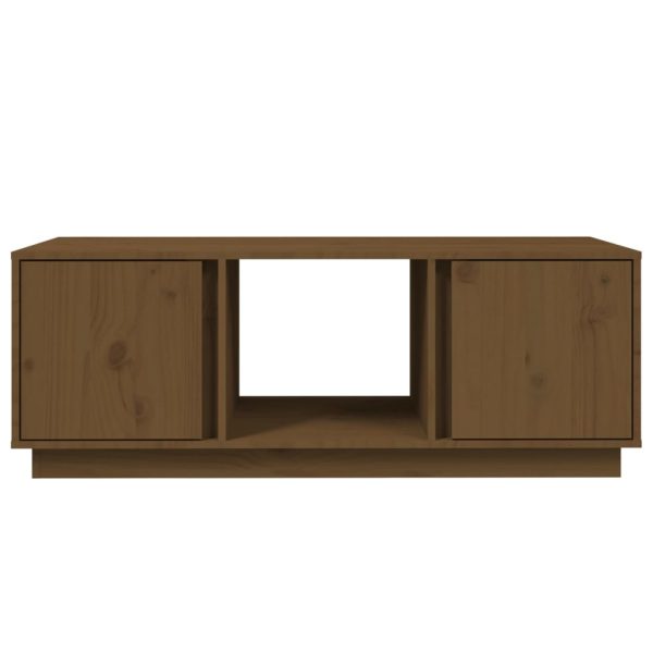 Tavolino Da Salotto Ambra 110x50x40 Cm Legno Massello Di Pino - Image 5