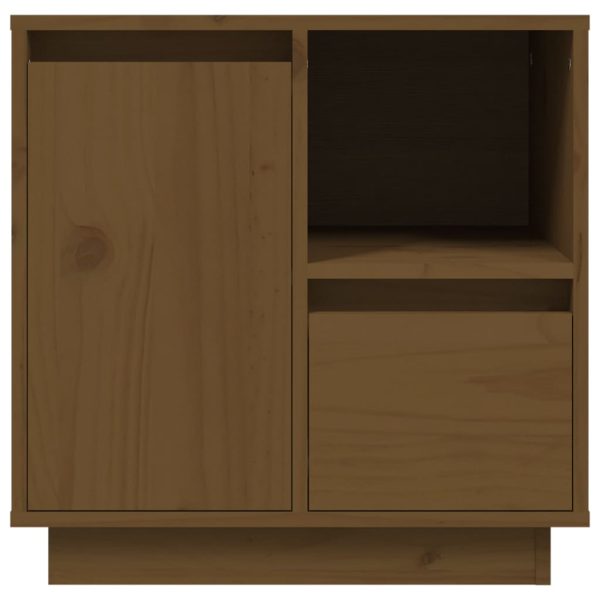 Comodino Ambra 50x34x50 Cm In Legno Massello Di Pino - Image 6
