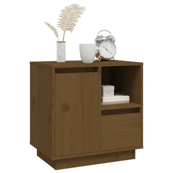 Comodini 2 Pz Ambra 50x34x50 Cm In Legno Massello Di Pino - Image 5