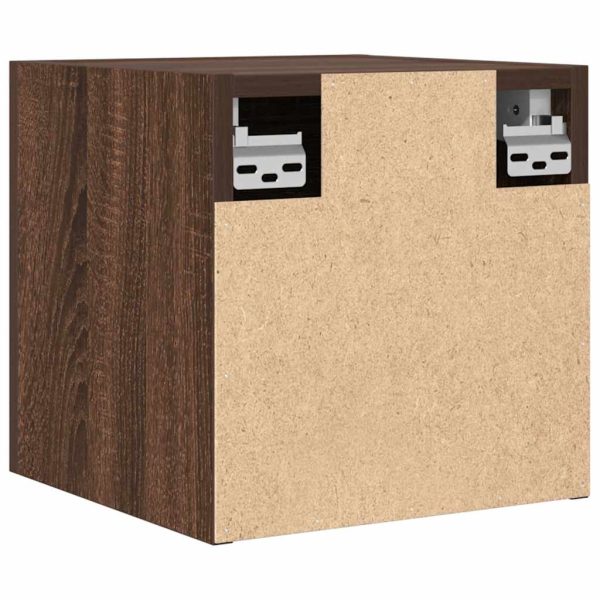 Armadietto Tv Montato A Parete Rovere Marrone 30,5x30x30 cm - Image 6