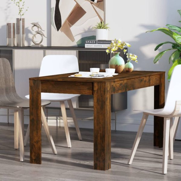Tavolo Da Pranzo Rovere Fumo 140x74,5x76 Cm Legno Multistrato - Image 5