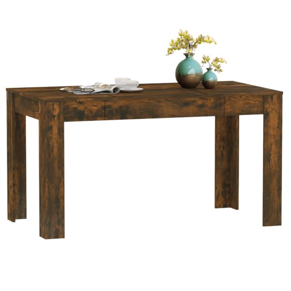 Tavolo Da Pranzo Rovere Fumo 140x74,5x76 Cm Legno Multistrato - Image 6