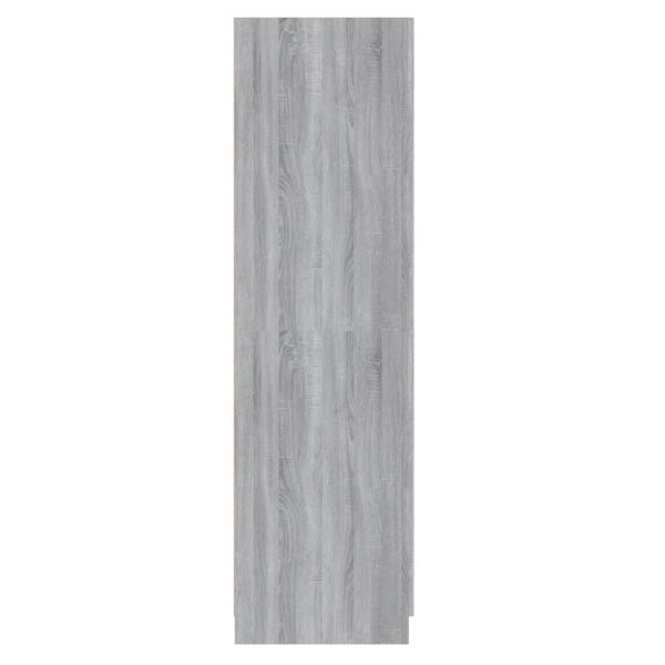 Armadio Grigio Sonoma 80x52x180 Cm In Legno Multistrato - Image 4