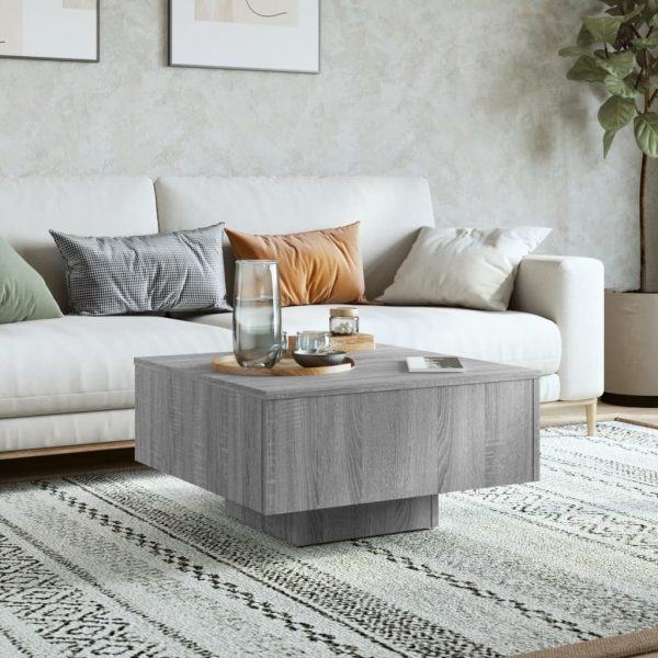Tavolino Salotto Grigio Sonoma 60x60x31,5 Cm Legno Multistrato - Image 3