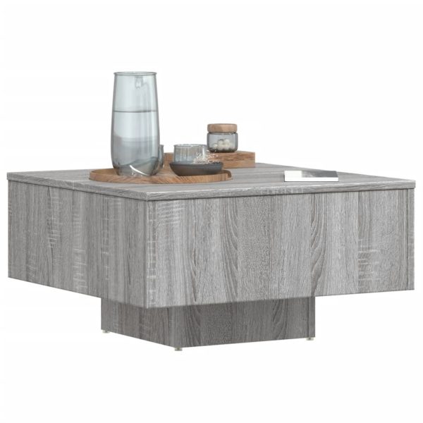 Tavolino Salotto Grigio Sonoma 60x60x31,5 Cm Legno Multistrato - Image 4