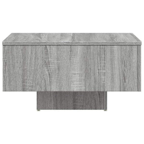 Tavolino Salotto Grigio Sonoma 60x60x31,5 Cm Legno Multistrato - Image 6
