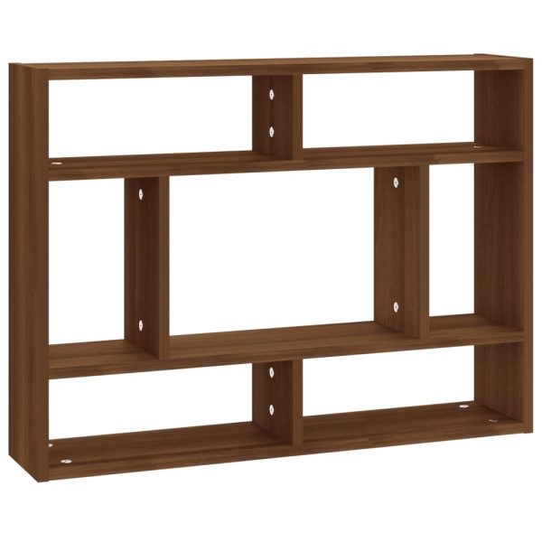 Mensola A Muro Rovere Marrone 75x16x55 Cm In Legno Multistrato - Image 2