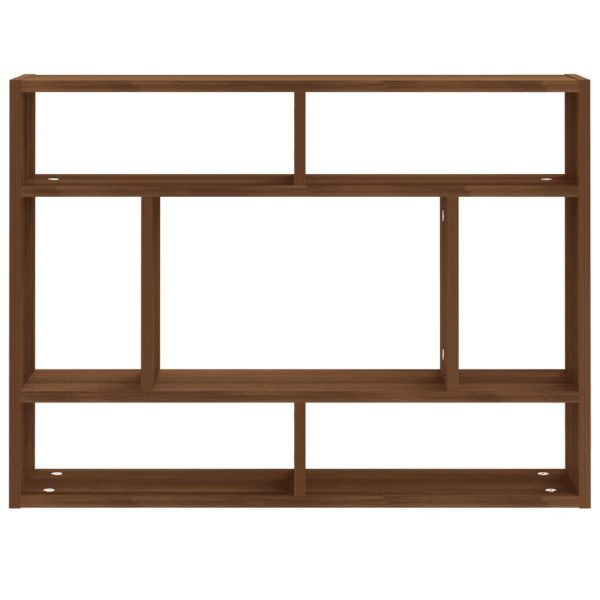 Mensola A Muro Rovere Marrone 75x16x55 Cm In Legno Multistrato - Image 3