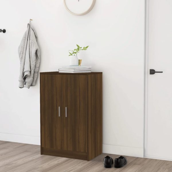Scarpiera Rovere Marrone 60x35x92 Cm In Legno Multistrato - Image 3