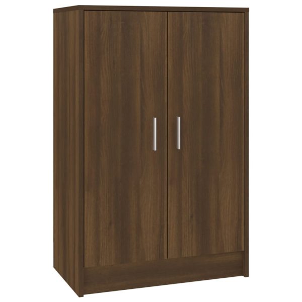Scarpiera Rovere Marrone 60x35x92 Cm In Legno Multistrato - Image 5