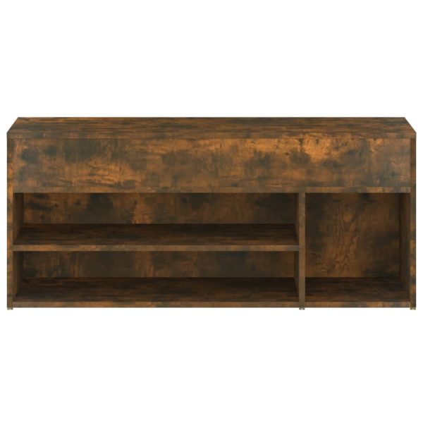Scarpiera Rovere Fumo 105x30x45 Cm In Legno Multistrato - Image 6