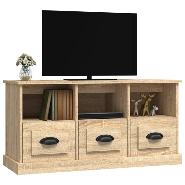 Mobile Per Tv Rovere Sonoma 100x35x50 Cm In Legno Multistrato - Image 4
