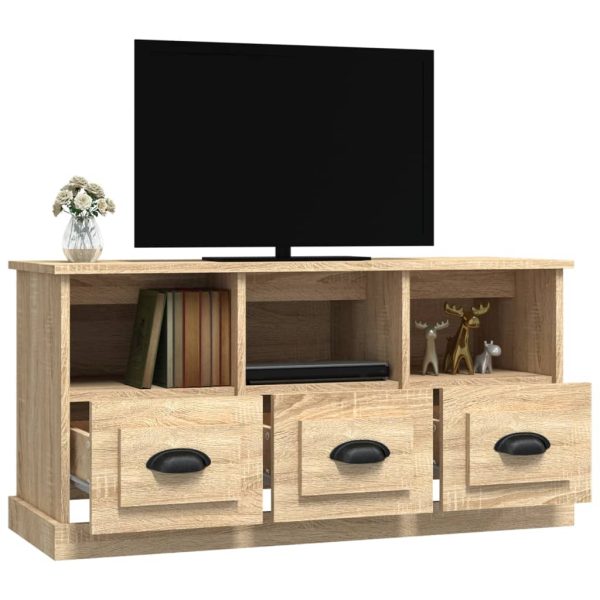 Mobile Per Tv Rovere Sonoma 100x35x50 Cm In Legno Multistrato - Image 5