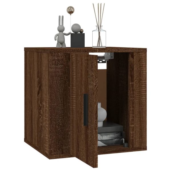 Mobile Porta Tv A Parete Rovere Marrone 40x34,5x40 cm - Image 3