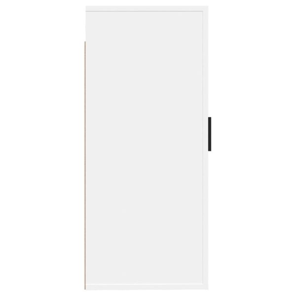 Mobile Porta Tv A Parete Bianco 40x34,5x80 cm - Image 6