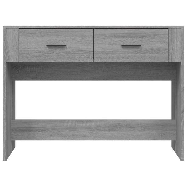 Tavolo Consolle Grigio Sonoma 100x39x75 Cm In Legno Multistrato - Image 6