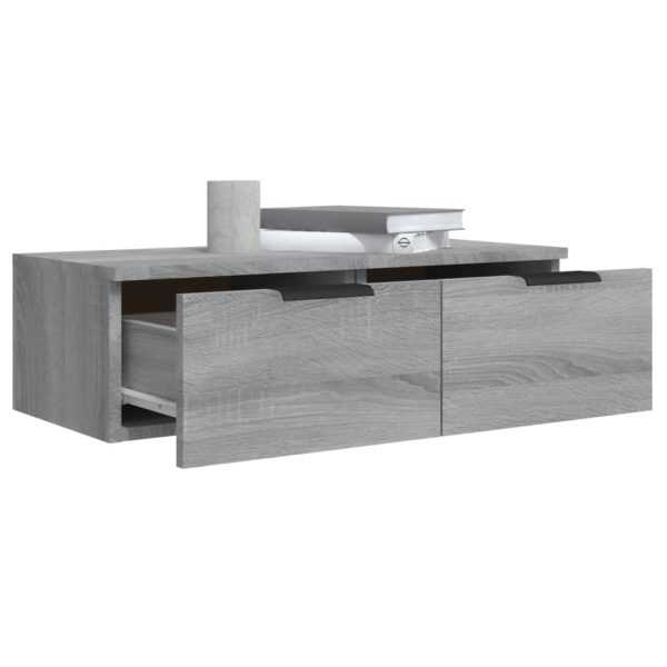 Armadietto A Muro Grigio Sonoma 68x30x20cm In Legno Multistrato - Image 5