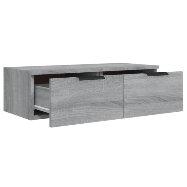 Armadietto A Muro Grigio Sonoma 68x30x20cm In Legno Multistrato - Image 6