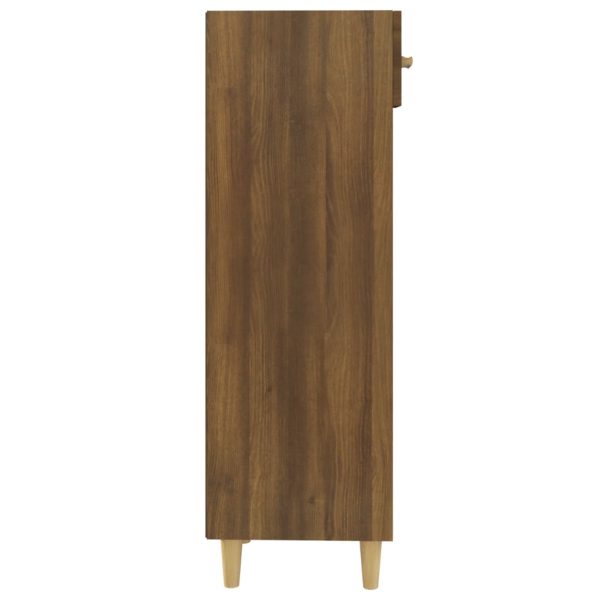 Scarpiera Rovere Marrone 30x35x105 Cm In Legno Multistrato - Image 5