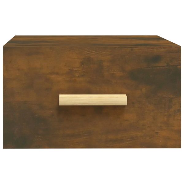 Comodino A Muro Rovere Fumo 35x35x20 cm - Image 5