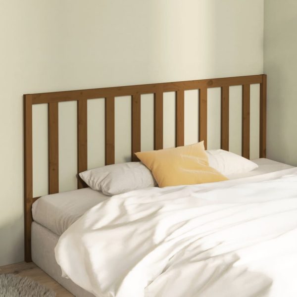 Testiera Per Letto Ambra 206x4x100 Cm In Legno Massello Di Pino - Image 3