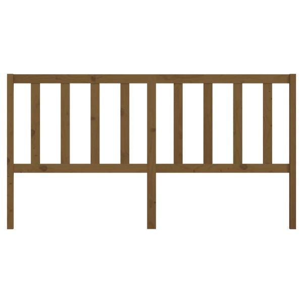 Testiera Per Letto Ambra 206x4x100 Cm In Legno Massello Di Pino - Image 4