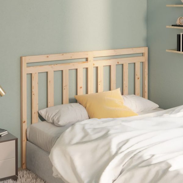Testiera Per Letto 126x4x100 Cm In Legno Massello Di Pino - Image 3