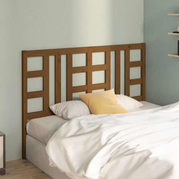 Testiera Per Letto Ambra 146x4x100 Cm In Legno Massello Di Pino - Image 3