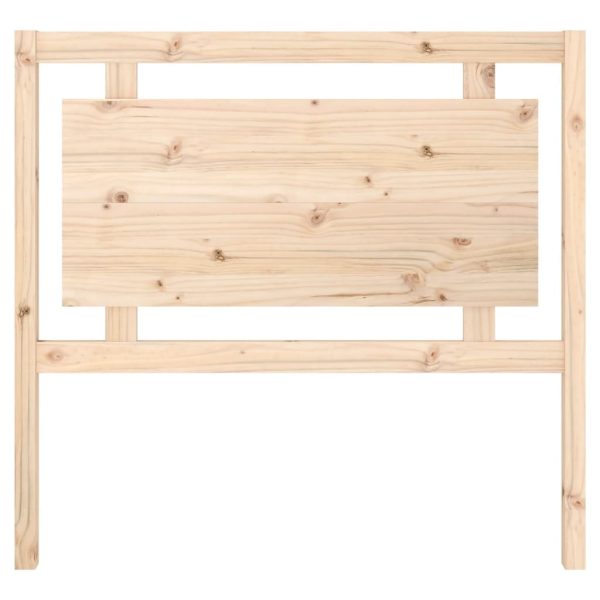 Testiera Per Letto 105,5x4x100 Cm In Legno Massello Di Pino - Image 4