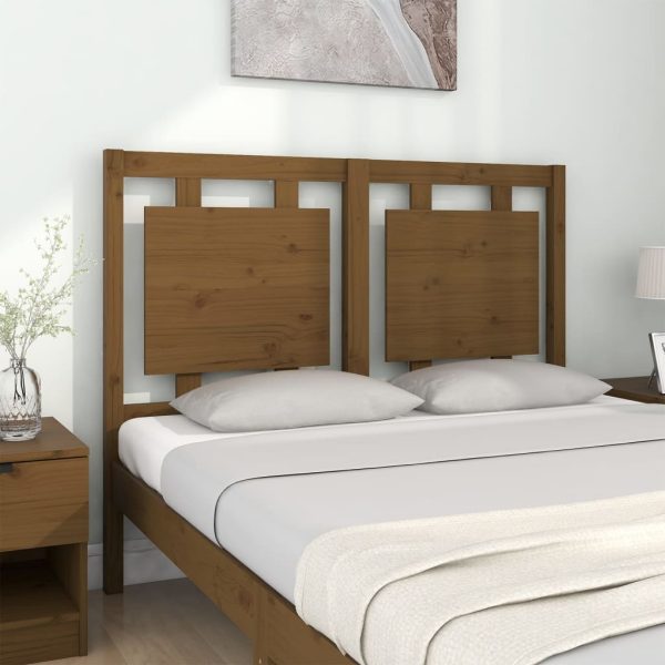 Testiera Per Letto Ambra 125,5x4x100 Cm Legno Massello Di Pino - Image 3