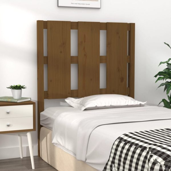 Testiera Per Letto Ambra 80,5x4x100cm In Legno Massello Di Pino - Image 3