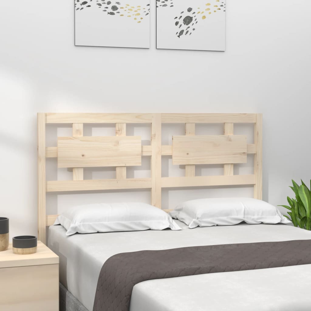 Testiera Per Letto 140,5x4x100 Cm Legno Massello Di Pino