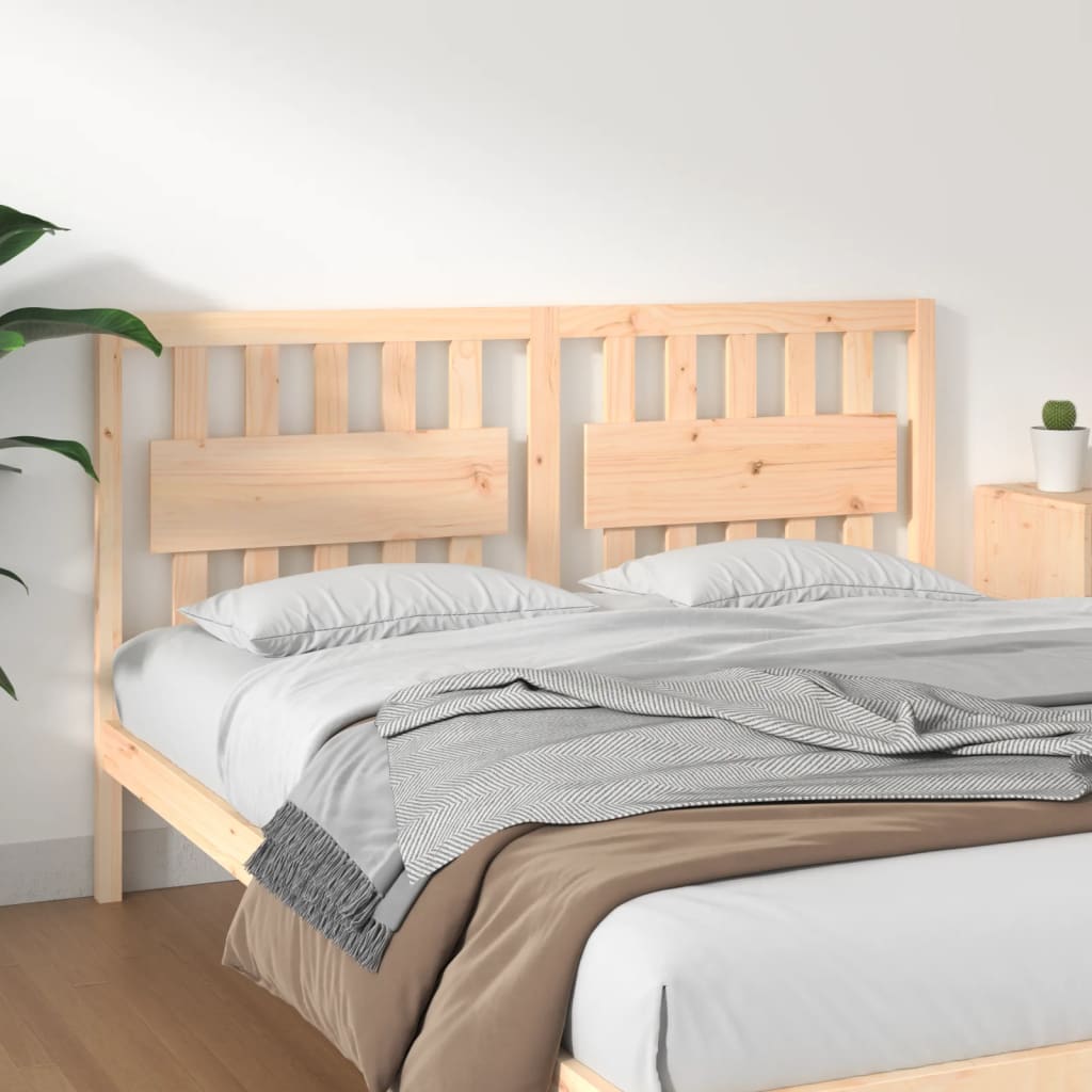 Testiera Per Letto 155,5x4x100 Cm In Legno Massello Di Pino