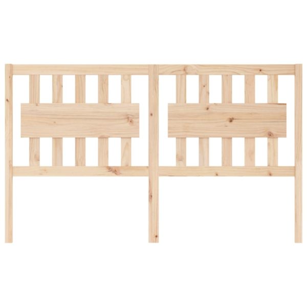 Testiera Per Letto 155,5x4x100 Cm In Legno Massello Di Pino - Image 3