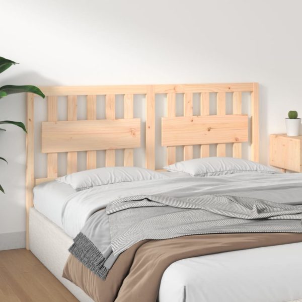 Testiera Per Letto 155,5x4x100 Cm In Legno Massello Di Pino - Image 4