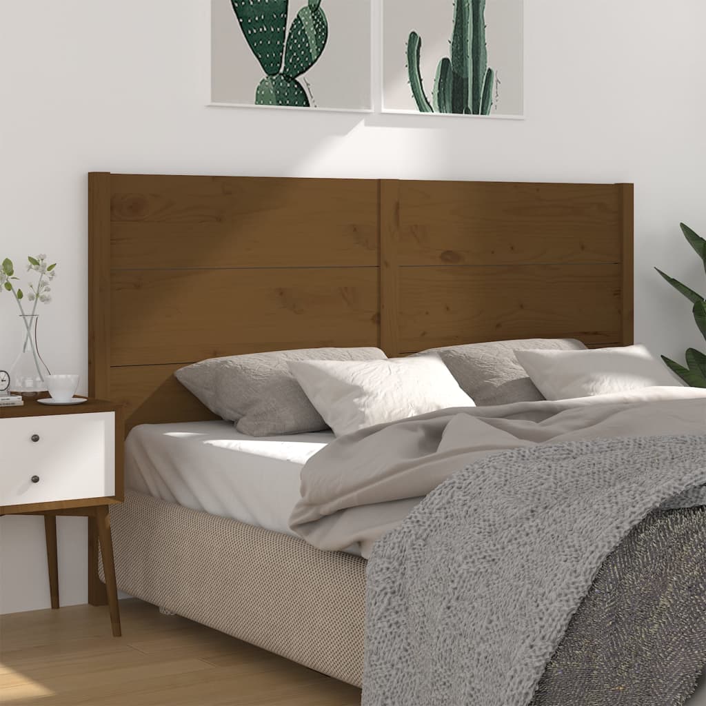 Testiera Per Letto Ambra 126x4x100 Cm In Legno Di Pino