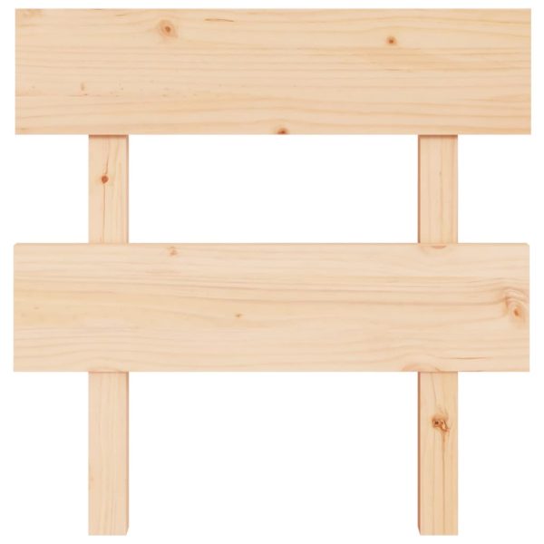 Testiera Per Letto 93,5x3x81 Cm In Legno Massello Di Pino - Image 3