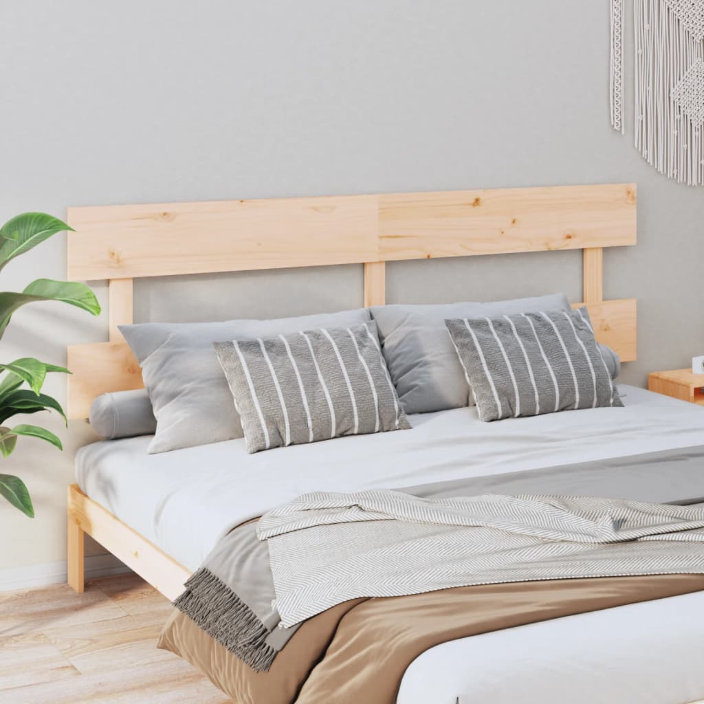 Testiera Per Letto 204x3x81 Cm In Legno Massello Di Pino
