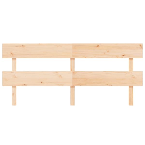 Testiera Per Letto 204x3x81 Cm In Legno Massello Di Pino - Image 3