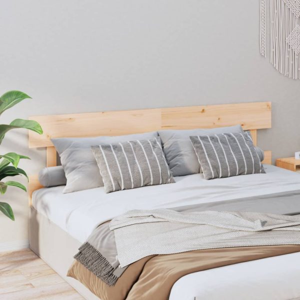 Testiera Per Letto 204x3x81 Cm In Legno Massello Di Pino - Image 4
