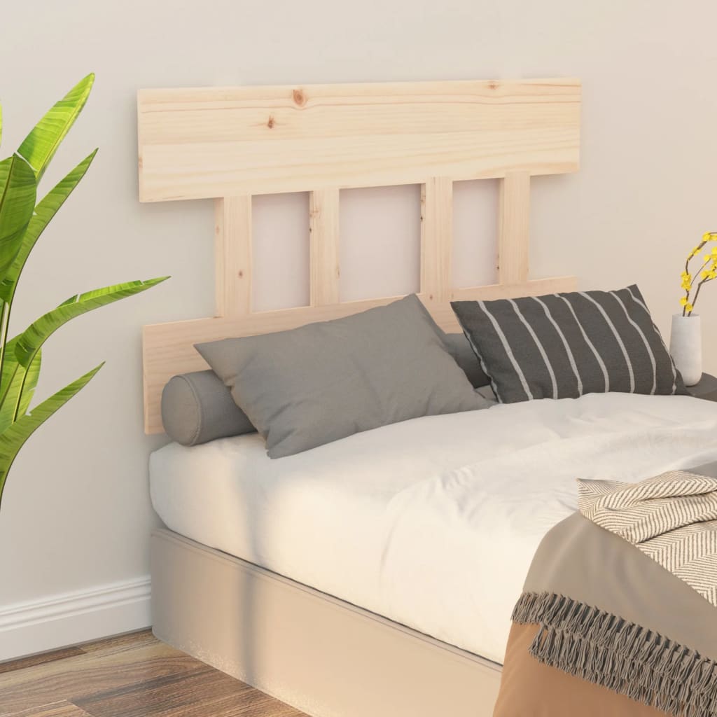 Testiera Per Letto 93,5x3x81 Cm In Legno Massello Di Pino