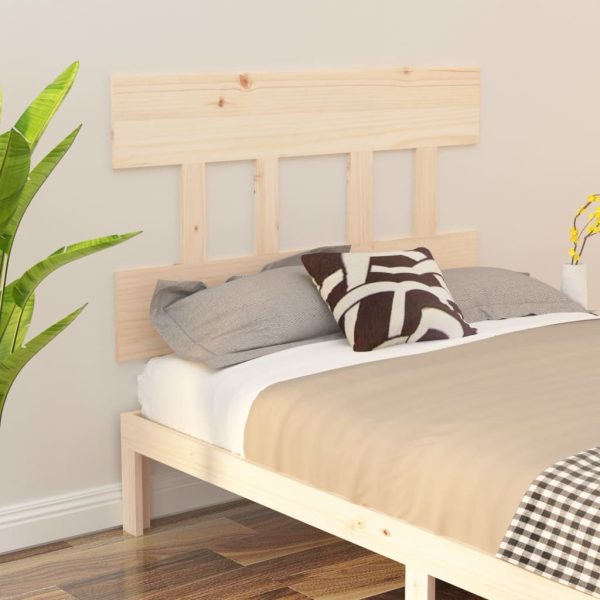 Testiera Per Letto 93,5x3x81 Cm In Legno Massello Di Pino - Image 4